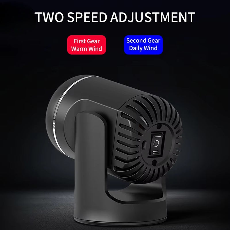 12V Portable Car Heater with 360° Rotation and Overheat Protection