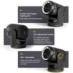 12V Portable Car Heater with 360° Rotation and Overheat Protection